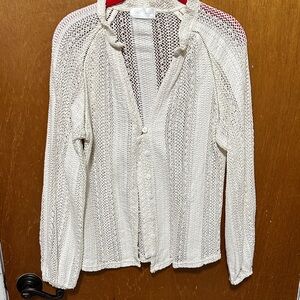 Liam & Co open-knit style layering top